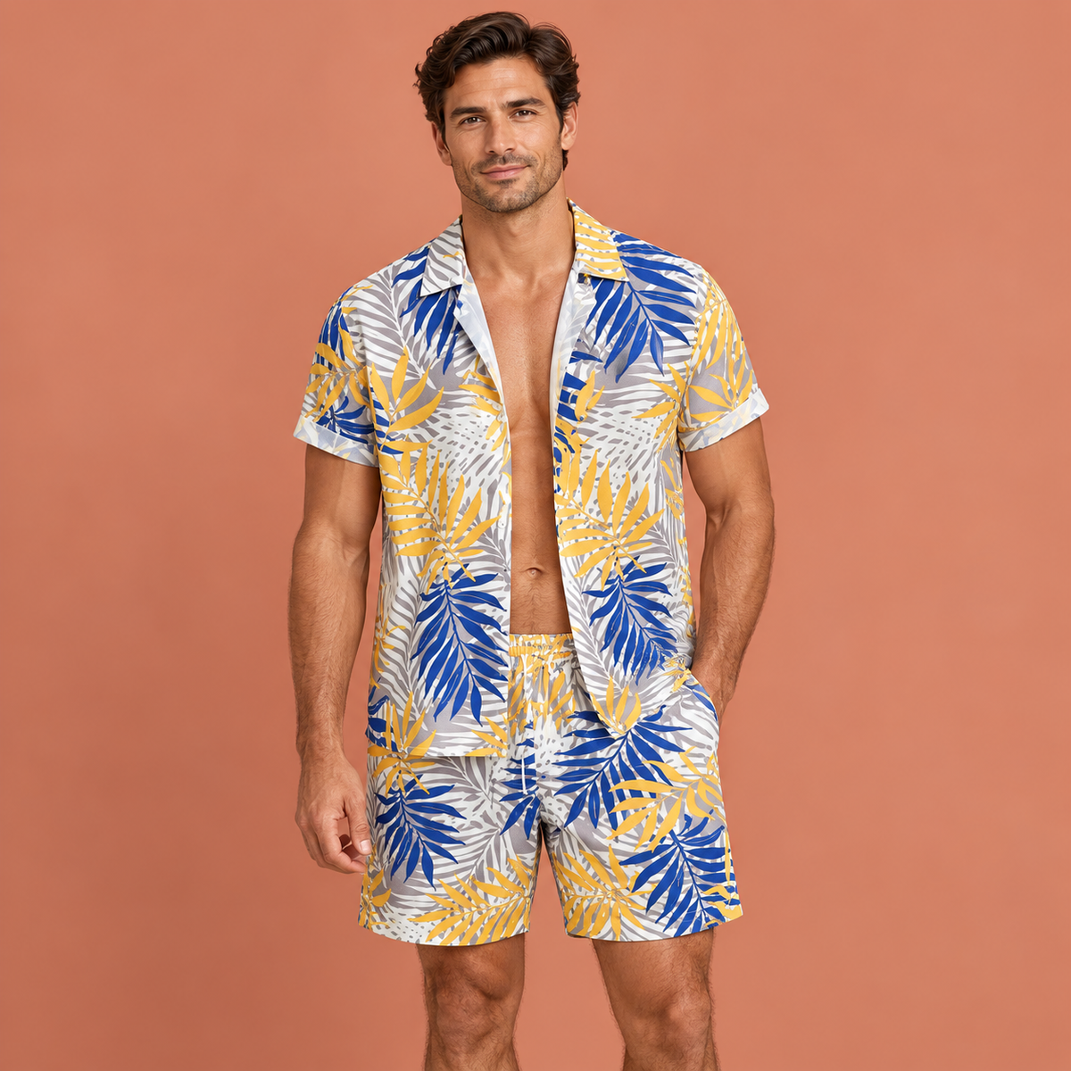 Conjunto Masculino Capri Leaves