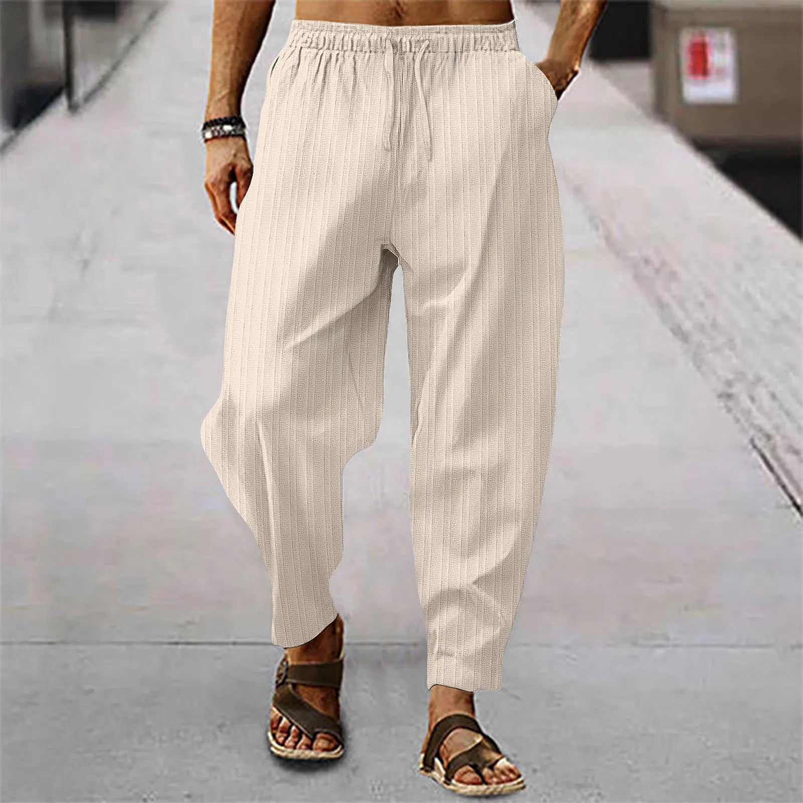 Calça de Linho Korean