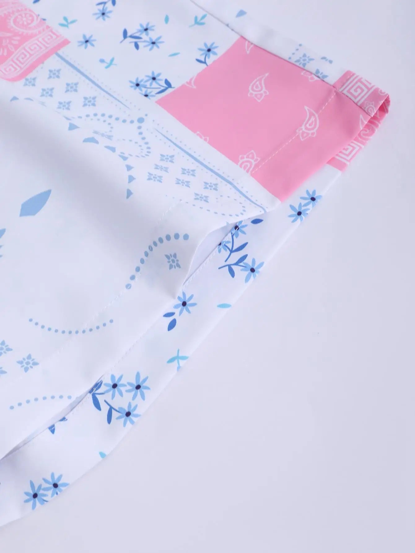 Conjunto Camisa + Short Pink Geometric