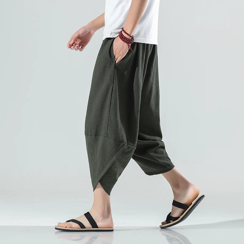 Calça de Linho Wid Leg