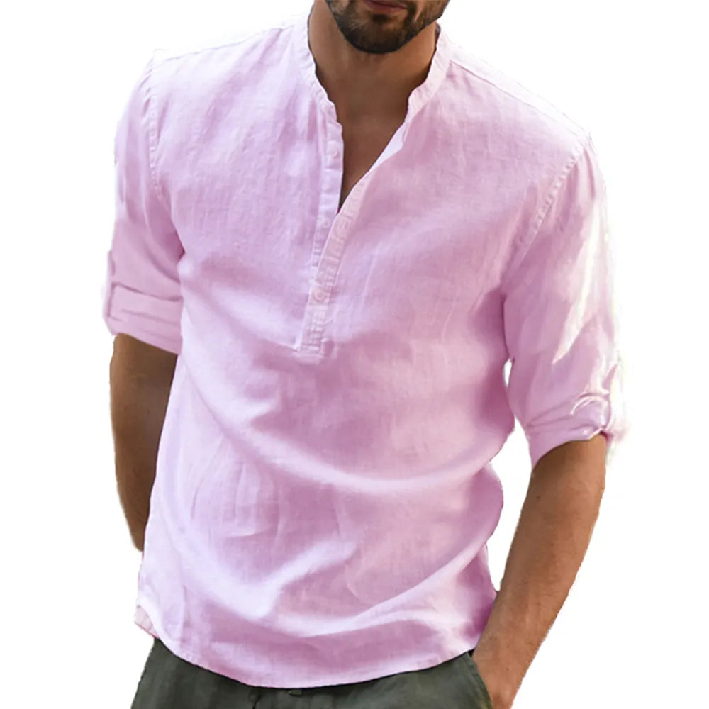 Camisa Casual de Linho KB