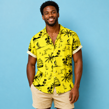 Camisa Masculina Havaiana Isla Voyage