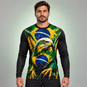 Camisa UV50+ Brasil Patriota