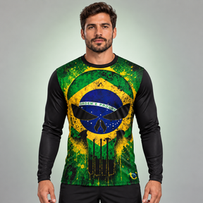 Camisa UV50+ Brasil Patriota