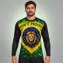Camisa UV50+ Brasil Patriota