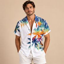 Camisa Masculina Havaiana Palmaire