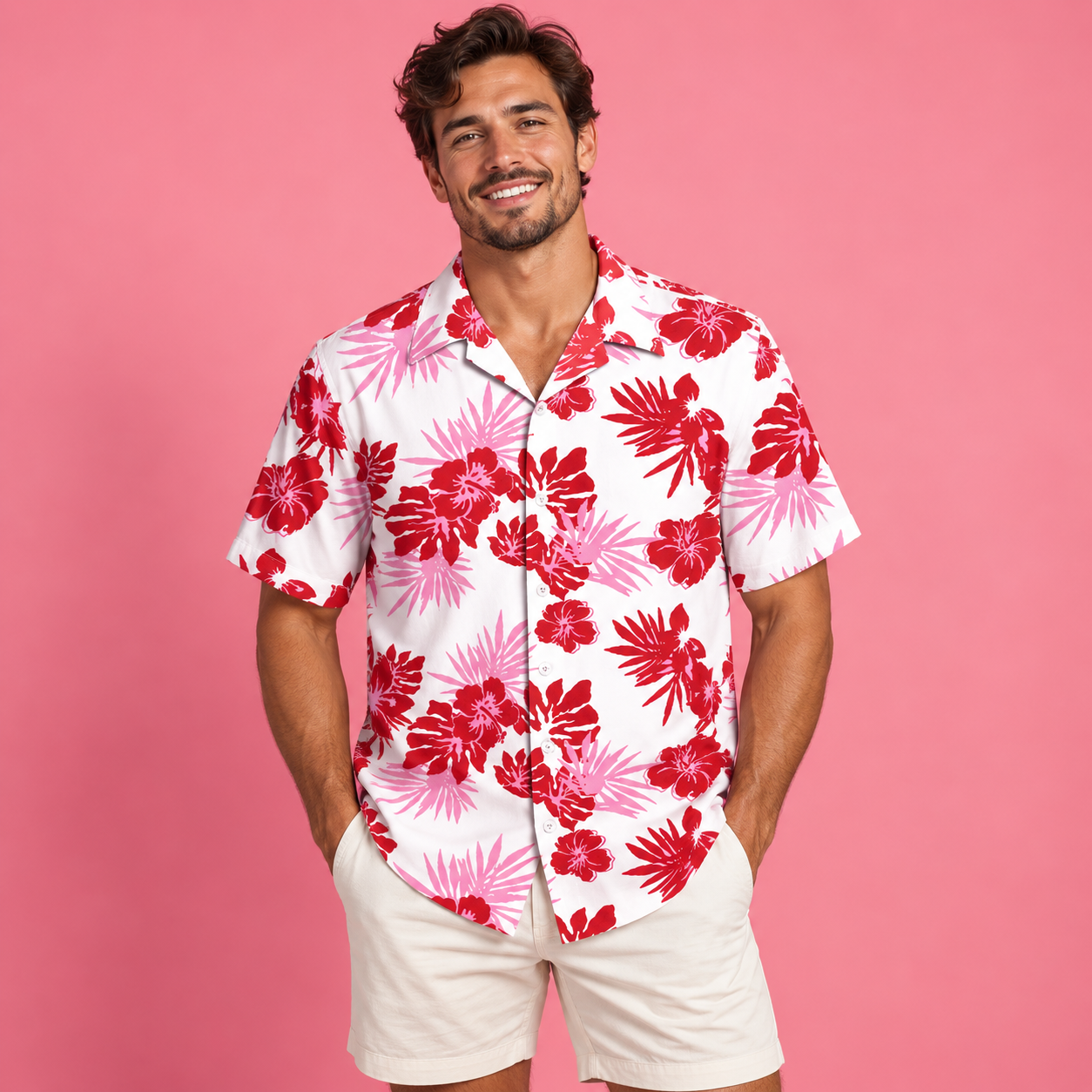 Camisa Masculina Havaiana Saint Barth