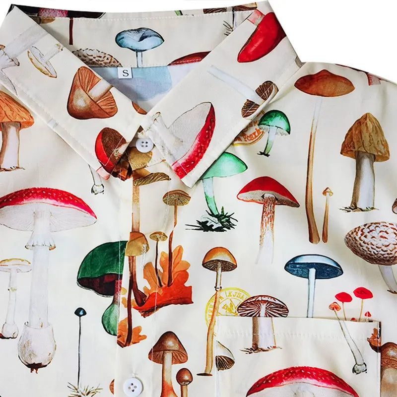 Camisa Havaiana The Mushrooms'