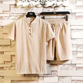 Conjunto em Linho - Camisa e Calção Prestige