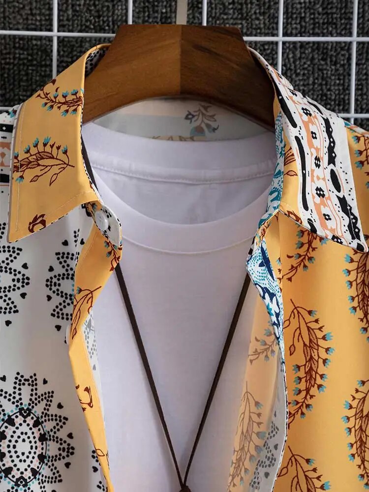 Camisa Havaiana Geometric'