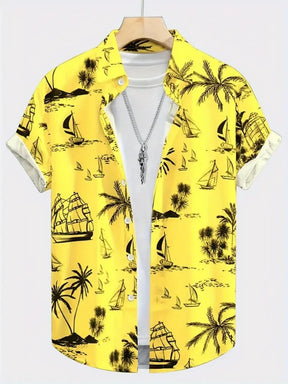 Camisa Masculina Havaiana Isla Voyage