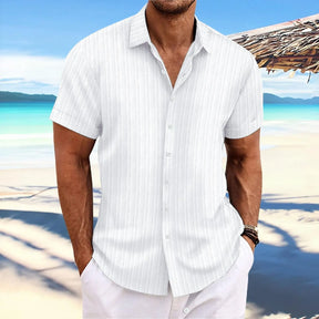 Camisa em Linho Turn Down