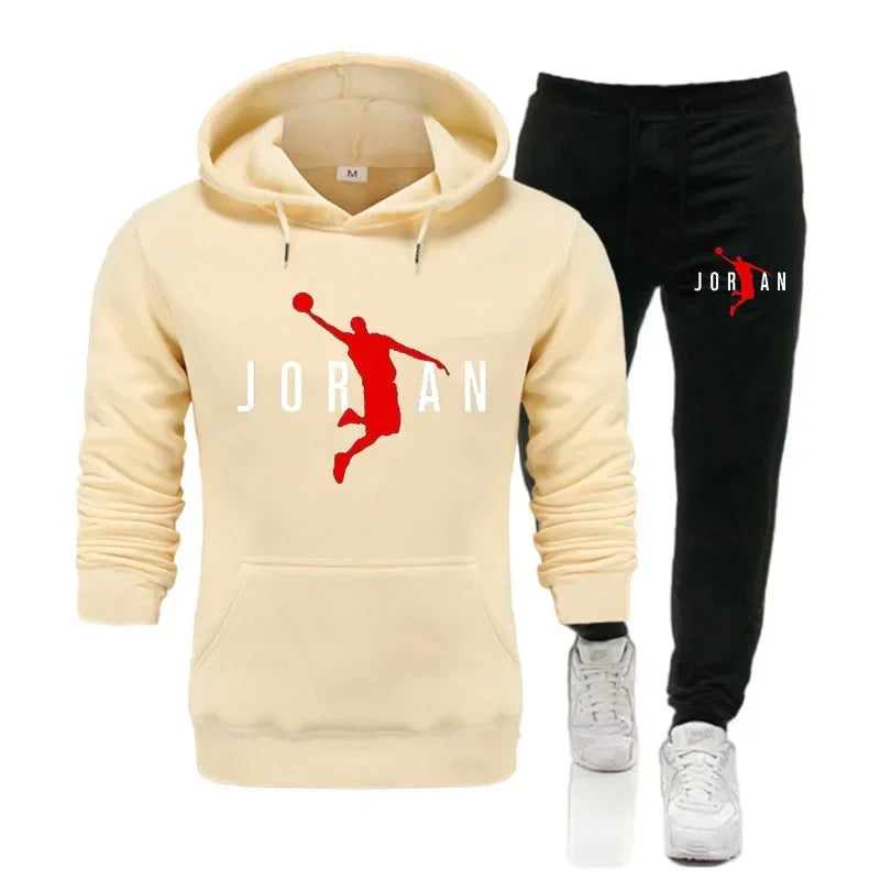 Conjunto Moletom Jordan Noir