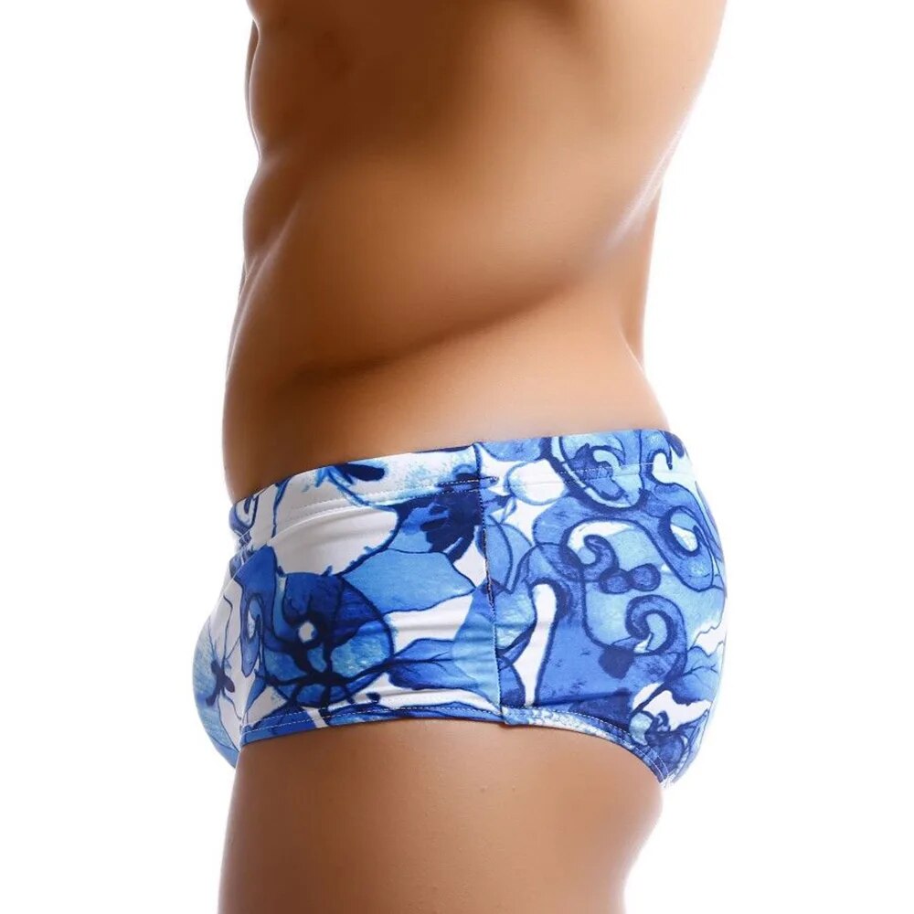 Sunga Blue Flower 3D