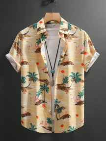 Camisa Masculina Havaiana Riviera Bloom