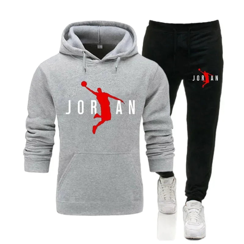 Conjunto Moletom Jordan Noir