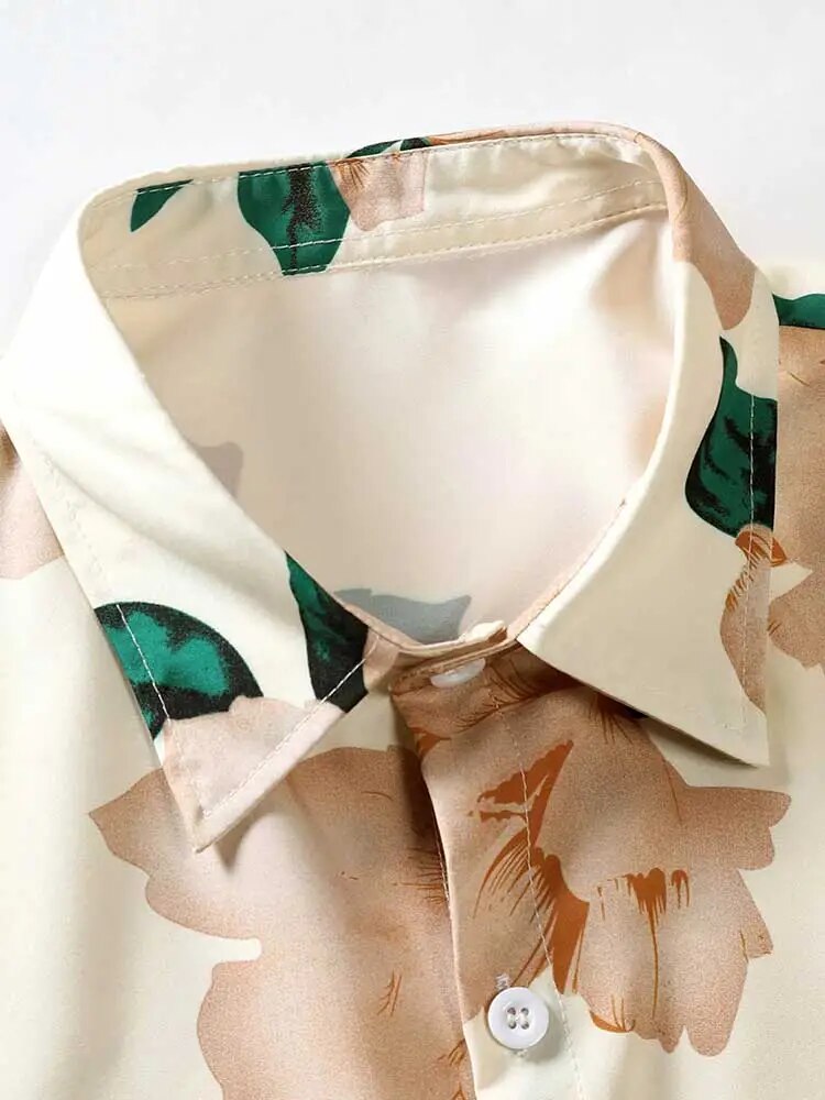 Camisa Havaiana Floral