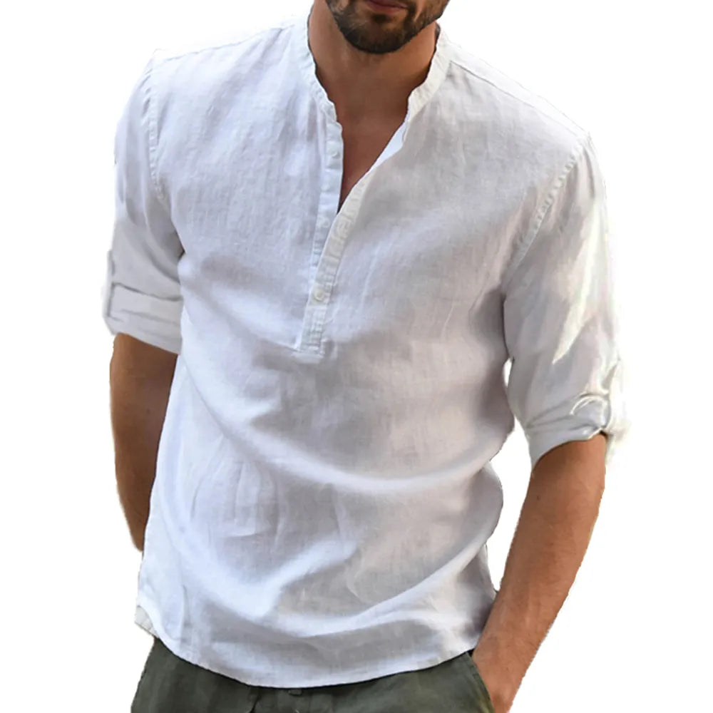 Camisa Casual de Linho KB