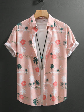 Camisa Masculina Havaiana Riviera Bloom
