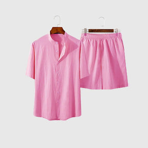 Conjunto em Linho - Camisa + Short Premium Beach