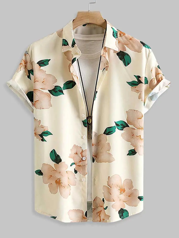 Camisa Havaiana Floral