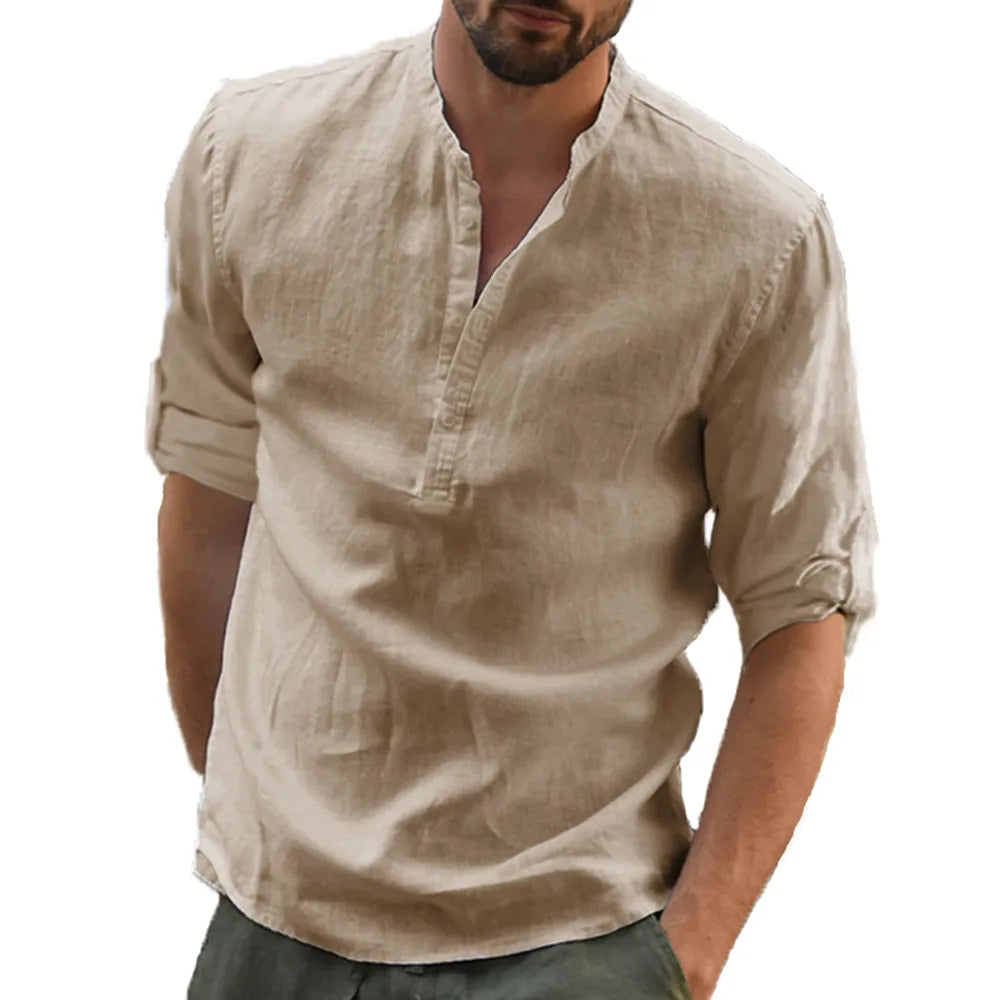 Camisa Casual de Linho KB