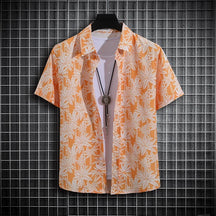 Camisa Masculina Havaiana Blue Mirage