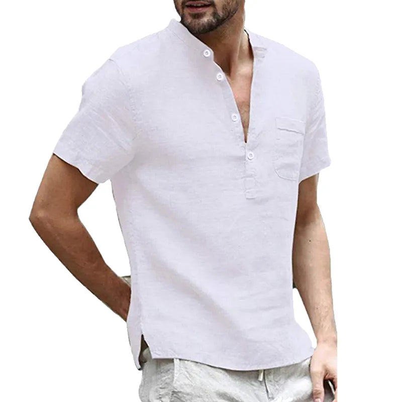 Camisa casual de Linho BeMore