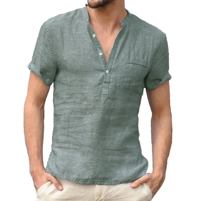 Camisa casual de Linho BeMore