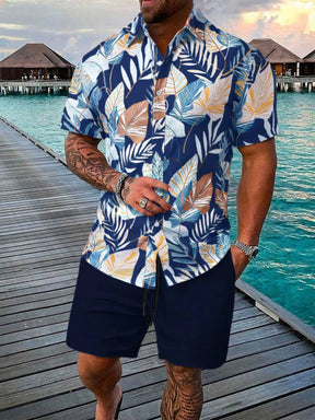 Camisa Masculina Havaiana Soleil Riviera