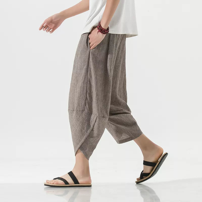 Calça de Linho Wid Leg