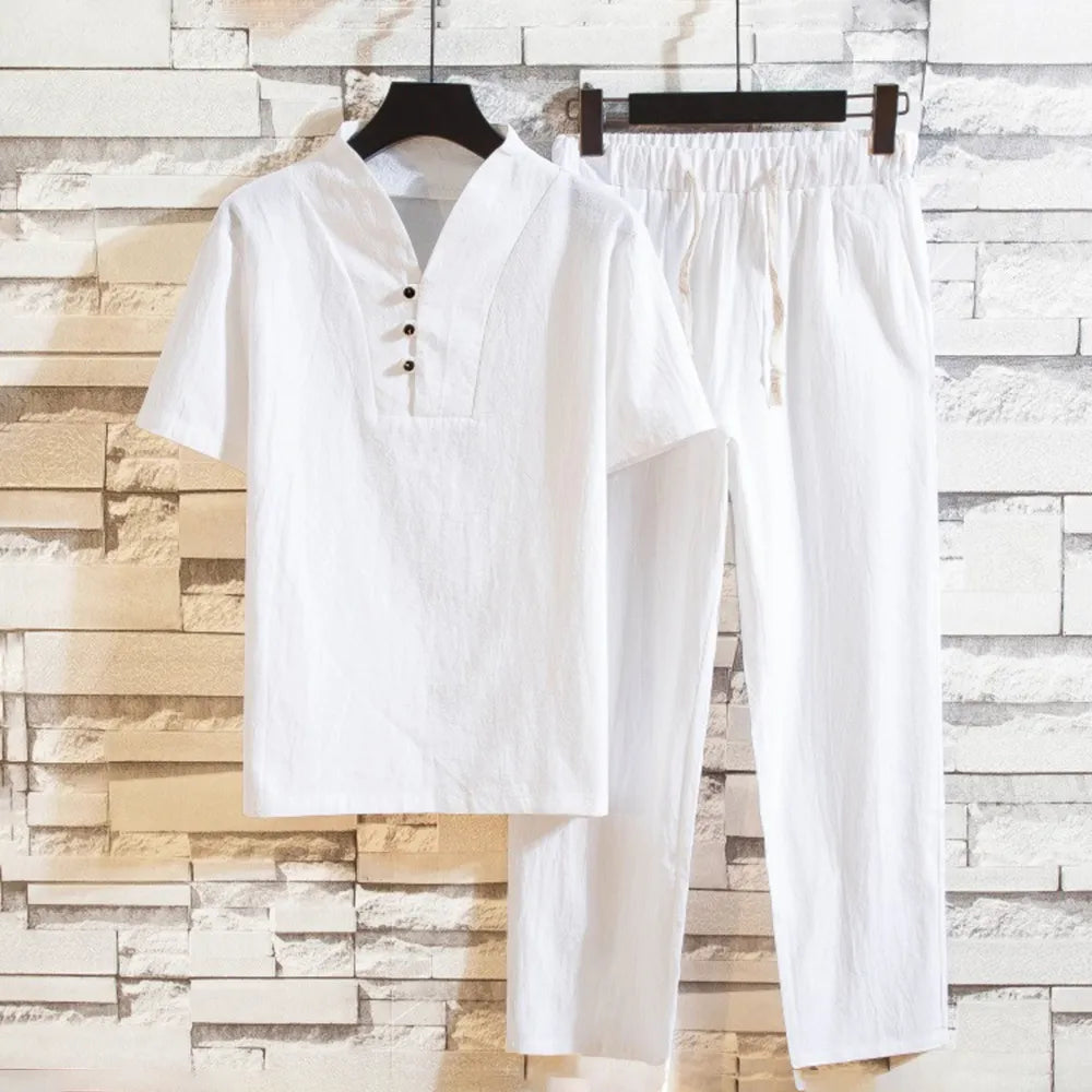 Conjunto em Linho - Camisa e Calça Venture