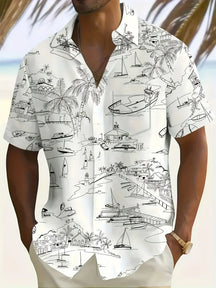 Camisa Masculina Havaiana Eden Breeze