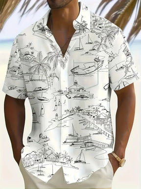Camisa Masculina Havaiana Eden Breeze