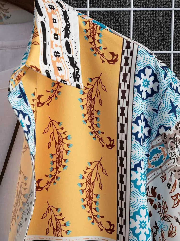 Camisa Havaiana Geometric'
