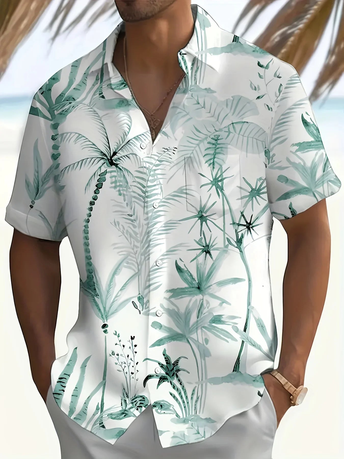 Camisa Masculina Havaiana Eden Breeze