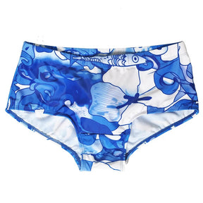 Sunga Blue Flower 3D