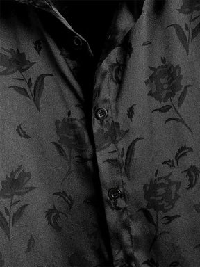 Camisa Havaiana Black Flower