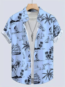 Camisa Masculina Havaiana Isla Voyage