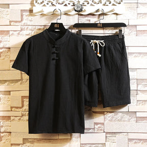 Conjunto em Linho - Camisa e Calção Prestige