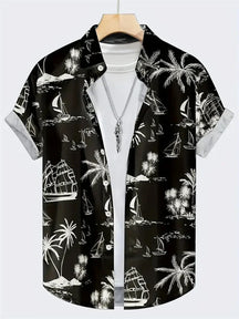 Camisa Masculina Havaiana Isla Voyage