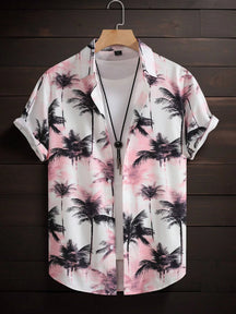 Camisa Masculina Havaiana Tropical Élan